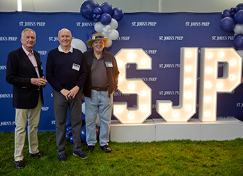 Three men smiling. Link to Life Stage Gift Planner Ages 60-70 Situations.